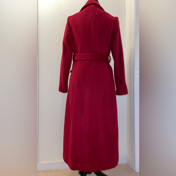 DARK READ VINTAGE LONG COAT - Picture 2 of 14